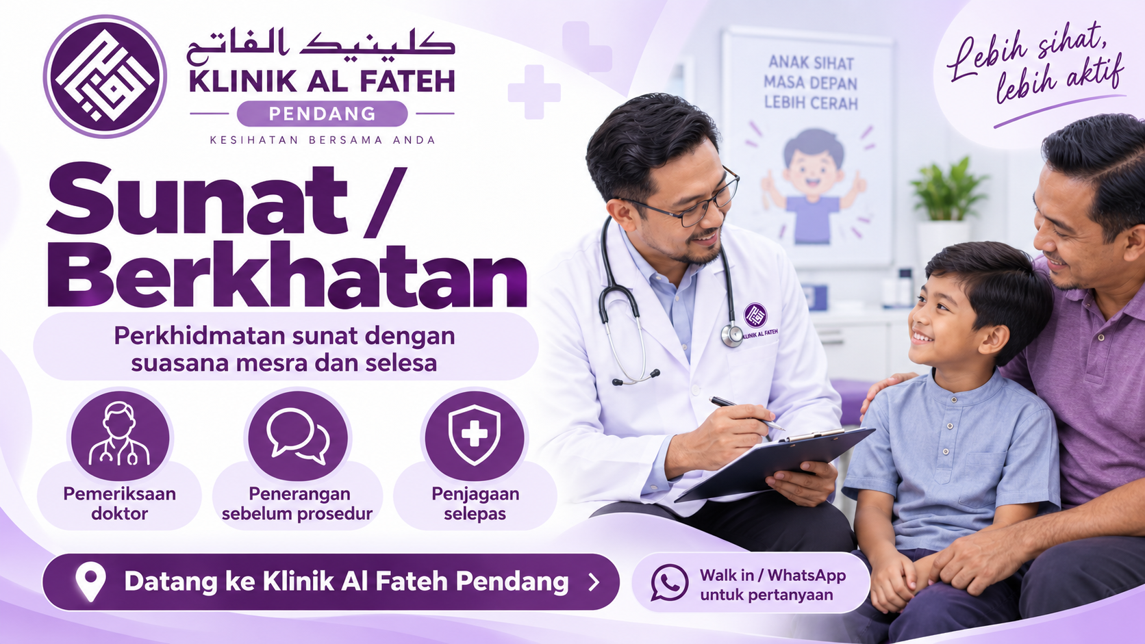 Sunat dan Berkhatan Klinik Al Fateh Pendang